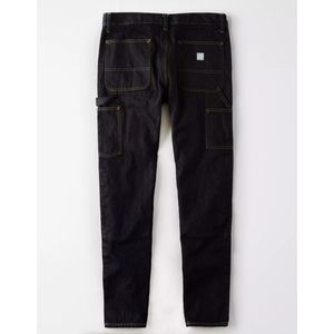 ae slim carpenter selvedge raw jean